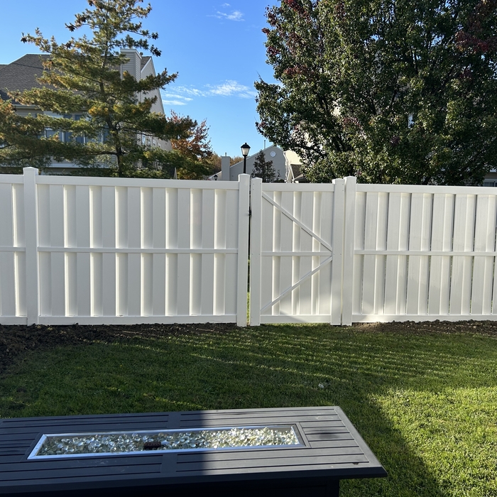 Vinyl fence