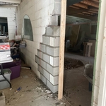 Block wall repair