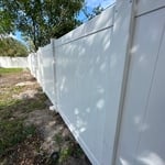 PVC fence