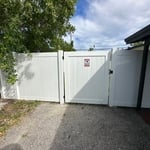 PVC fence