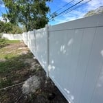 PVC fence