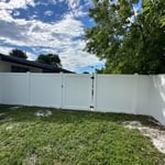 PVC fence