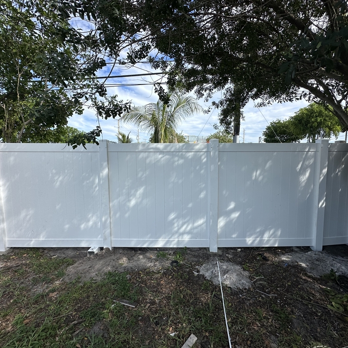 PVC fence