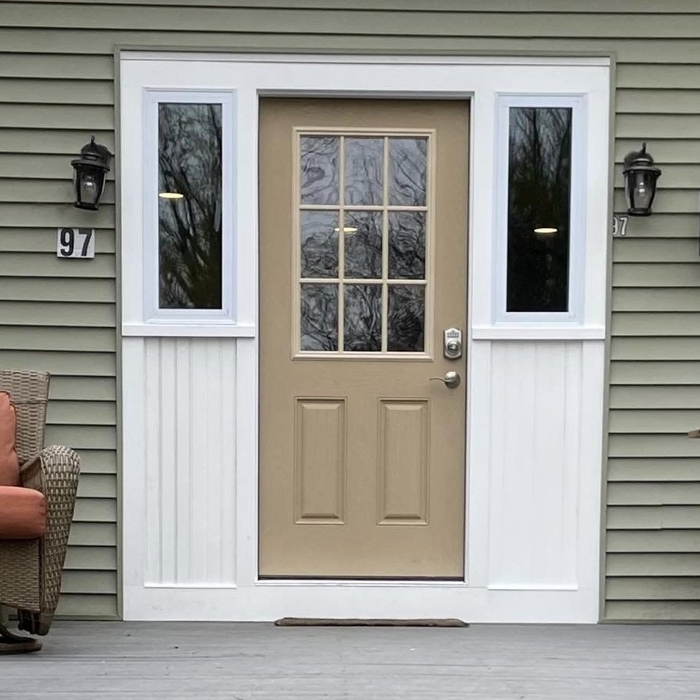 Many front entry doors