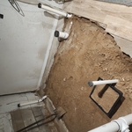 plumbing is in