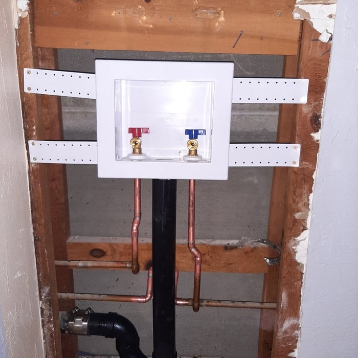 Laundry plumbing