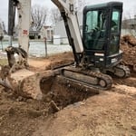 Excavating Main Line