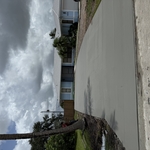 Concrete driveway
