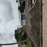 Concrete driveway
