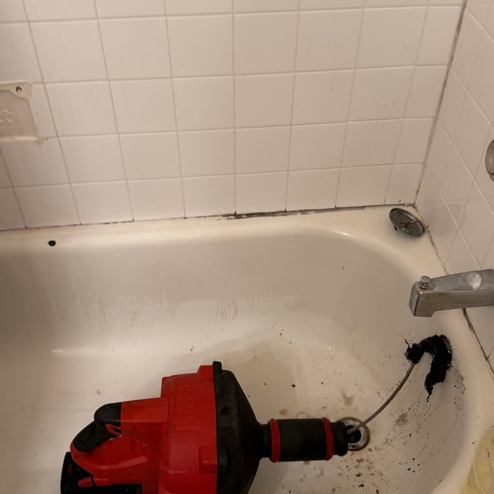 Bathtub Drain unclogged