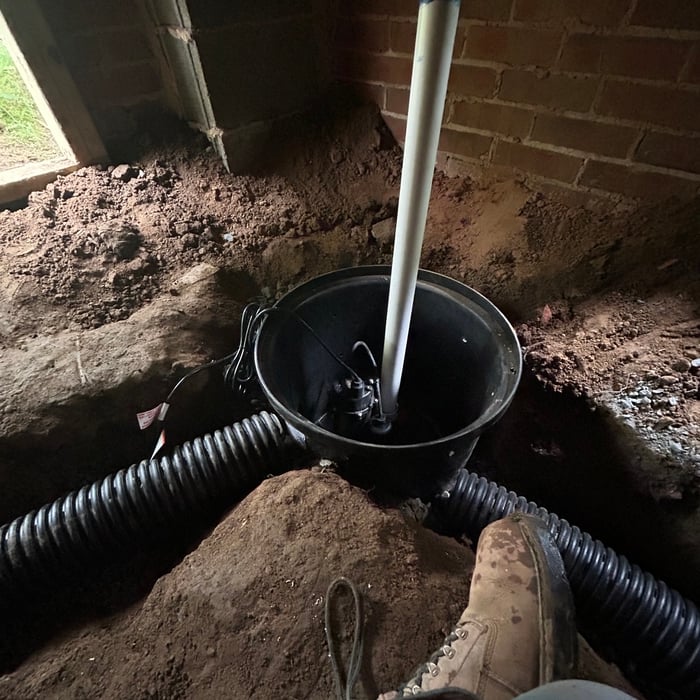 Crawlspace and drains