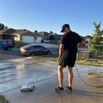 Pressure washing