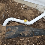 Remodel sewer tie for in