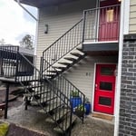 Metal railing