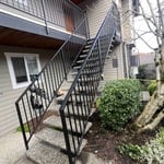 Metal railing