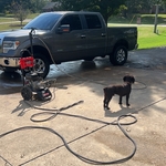 Pressure washing