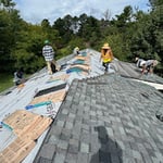 During Photo of install