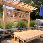 Cedar Trellis & Table