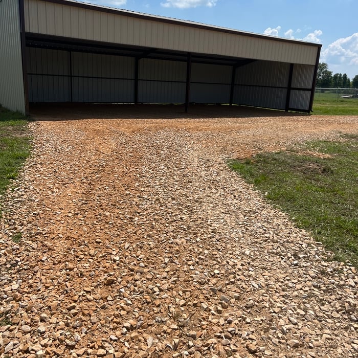 Rock drive ways