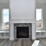 Family room fireplace