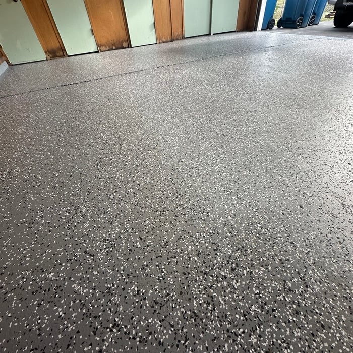 Garage epoxy floor