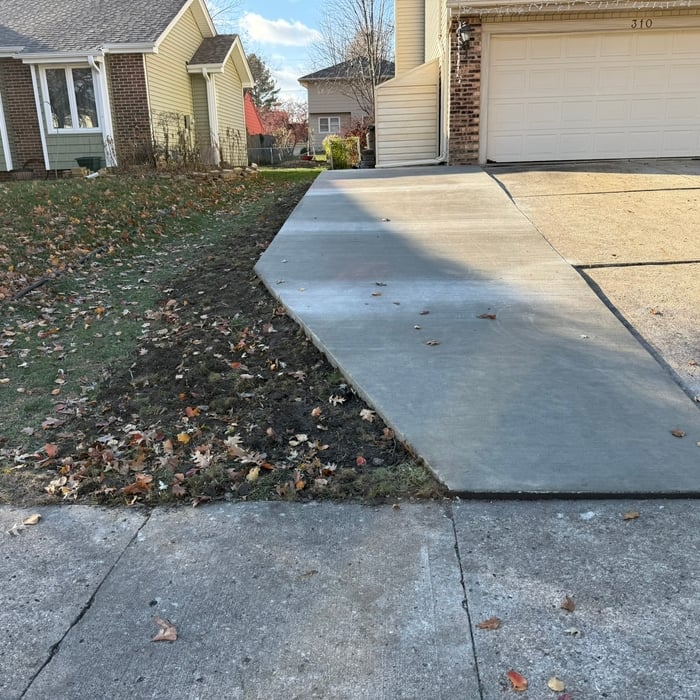 Driveway installation