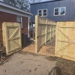 Fence courtyard addition