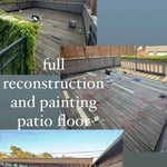 Patio repair and paint
