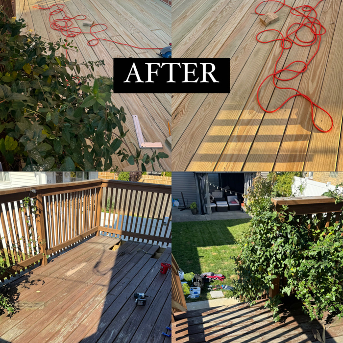 Deck boards replacement