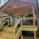 Timber Frame Front Porch