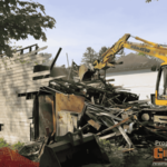 Demolition of Old Barn
