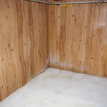 Paneling in basement