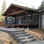 Timber frame entry