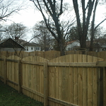 Arched Style Wood Fences