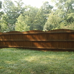 Arched Style Wood Fences