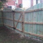 Arched Style Wood Fences