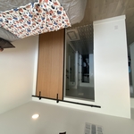 modern track mounted door