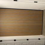 modern track mounted door
