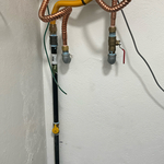 Gas line install