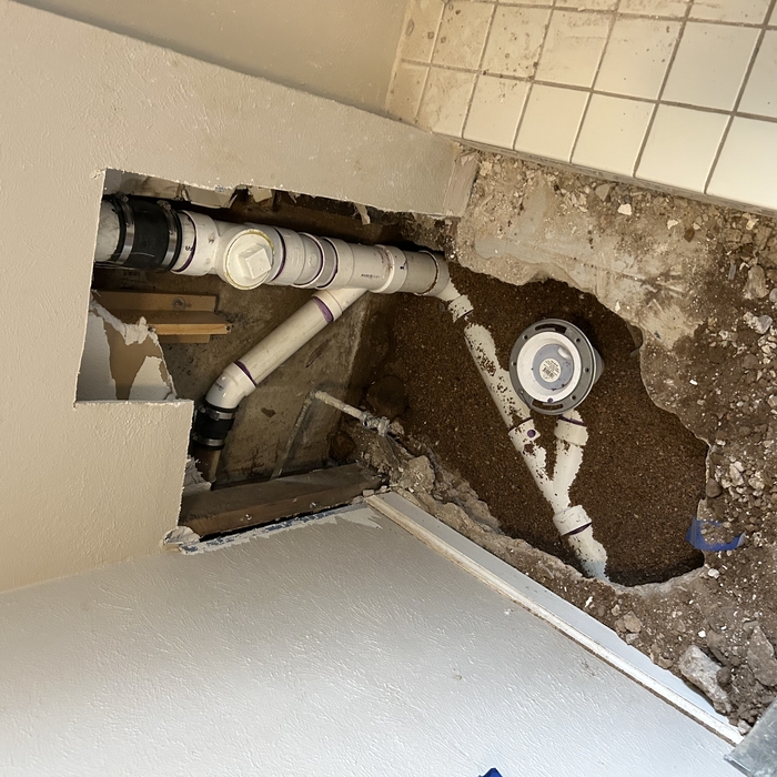 Interior Sewer replaced