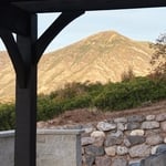 Braced corner post