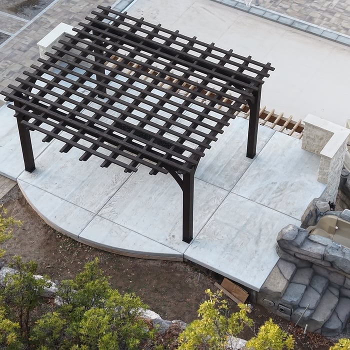 Pergola from above