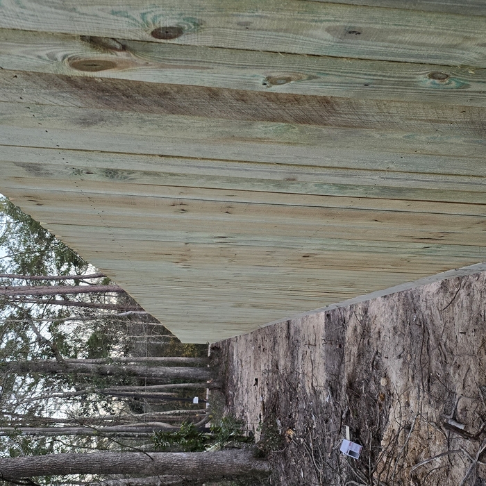 Wooden fence