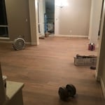 Wood floor remodel