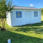 Repaint storage shed