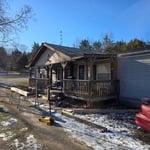 Porch and roof