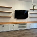 Built in entertainment center