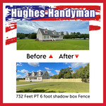 Shadow box PT fence