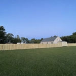 Shadow box PT fence