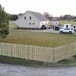 Shadow box PT fence